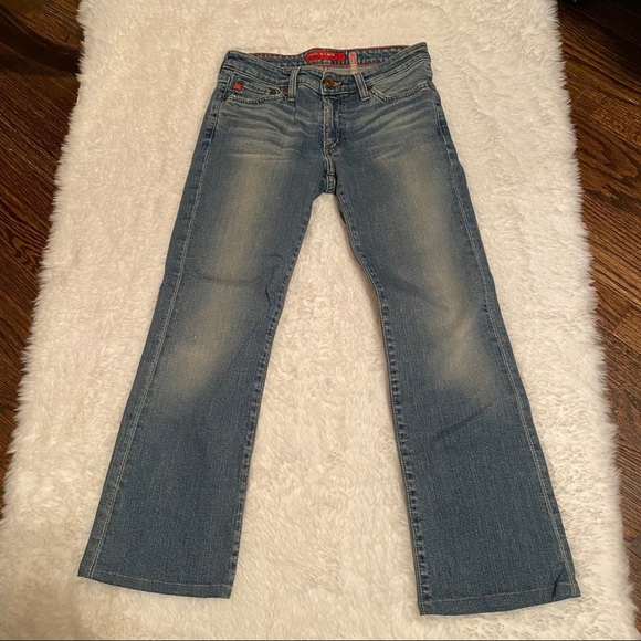 BIG STAR Light Blue Wash Bootcut Jeans 26 - Picture 5 of 9
